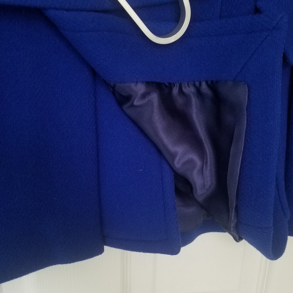 J. Crew Stadium Cloth Brilliant Blue Peacoat Jacket - Picture 4 of 13